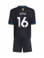 Billige Manchester United Amad Diallo #16 Tredjedraktsett Barn 2025-26 Kortermet (+ Korte bukser)